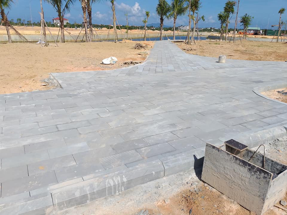 Thi công đá sa thạch